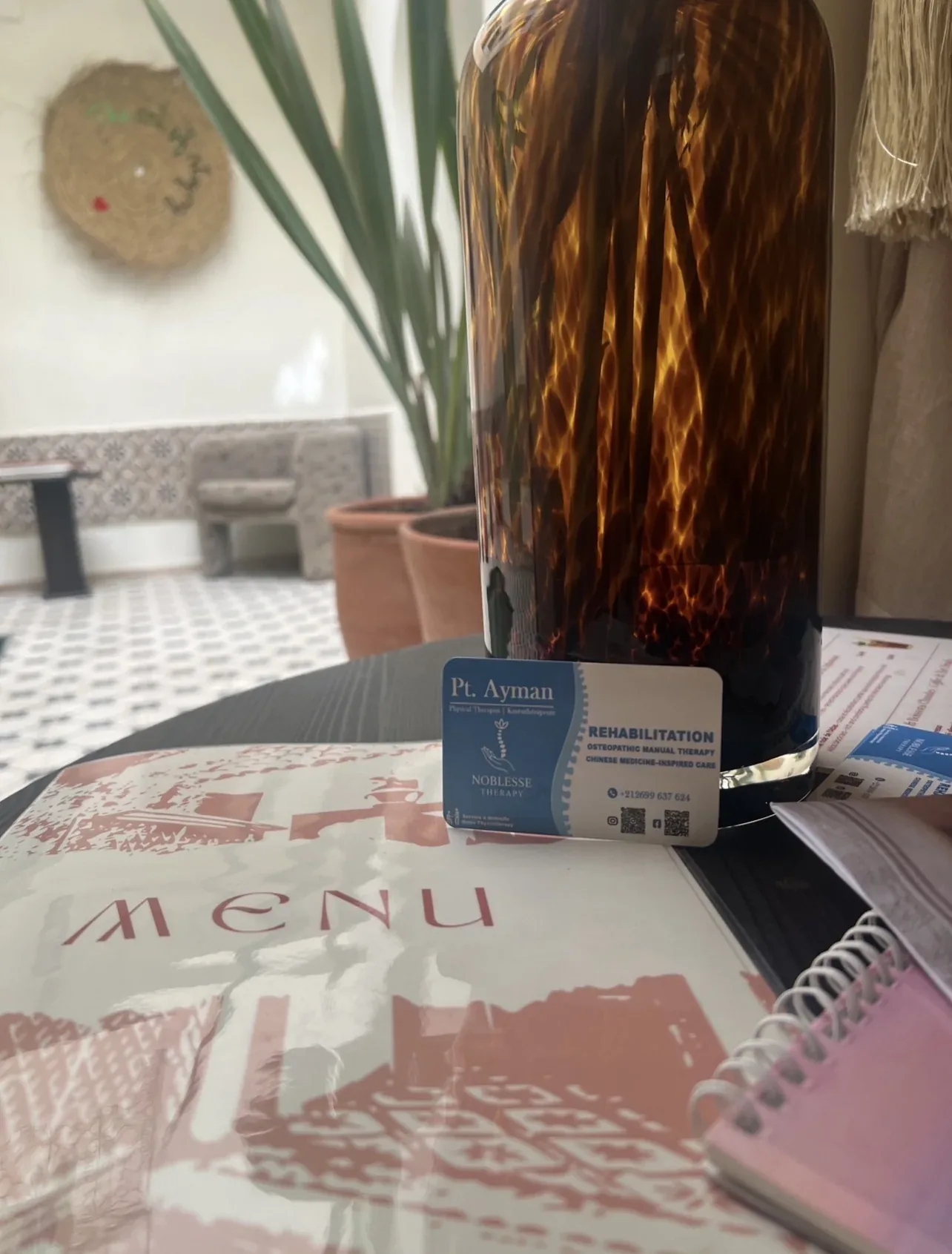 Présence de Noblesse Therapy dans un riad à Marrakech